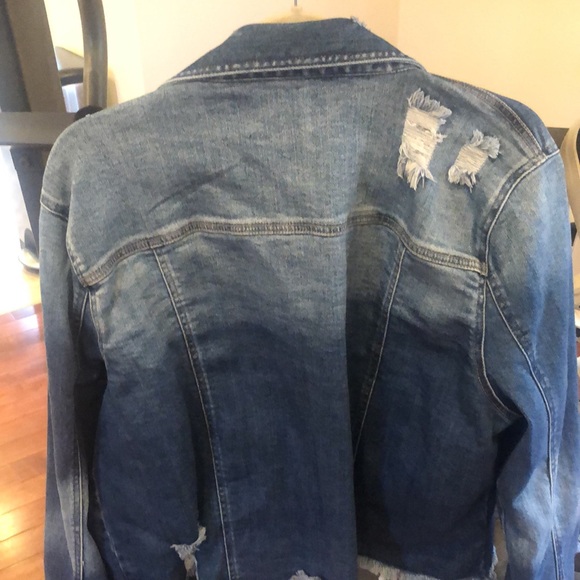 Risen plus size Jean jacket - Picture 8 of 9